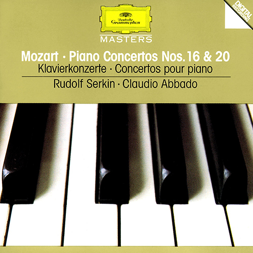 モーツァルト：ピアノ協奏曲第20番、第16番（R. ゼルキン／ロンドン響