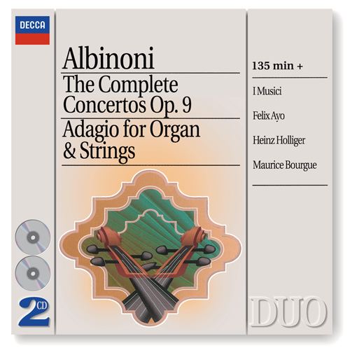 [2CD/Philips]アルビノーニ:5声の協奏曲集Op.9(第1-12番)/F.アーヨ(vn)&M.T.ガラッティ(cemb)&H.ホリガー(ob)他&イ・ムジチ合奏団 1967.6