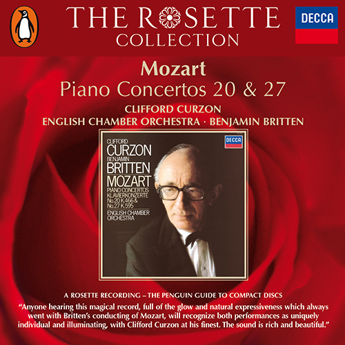 モーツァルト：ピアノ協奏曲第20番、第27番（カーゾン／イギリス