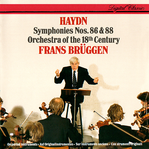 ハイドン：交響曲第86番、第88番（18世紀オーケストラ／ブリュッヘン） - 00028948303441 - NML  ナクソス・ミュージック・ライブラリー