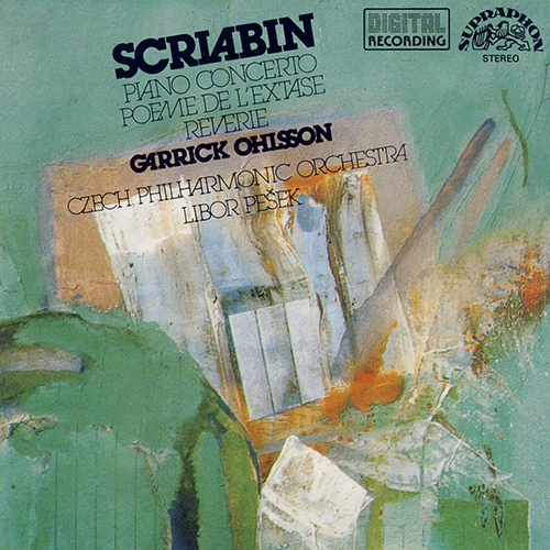 d（国内初期盤）オールソン＆ペシェク　スクリャービン　ピアノ協奏曲　交響曲第4番　3,300円盤　Ohlsson Pesek Scriabin Concerto