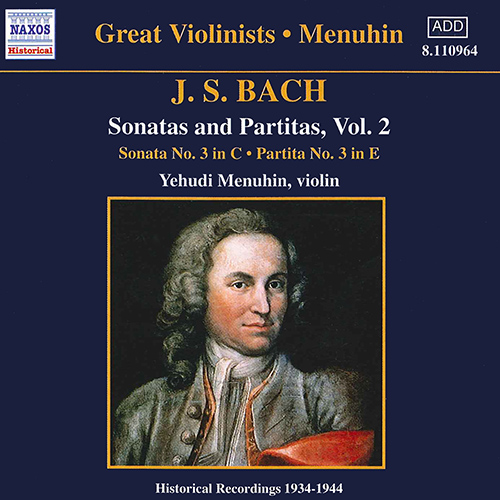 J.S. バッハ：無伴奏ヴァイオリンのためのソナタとパルティータ BWV1005