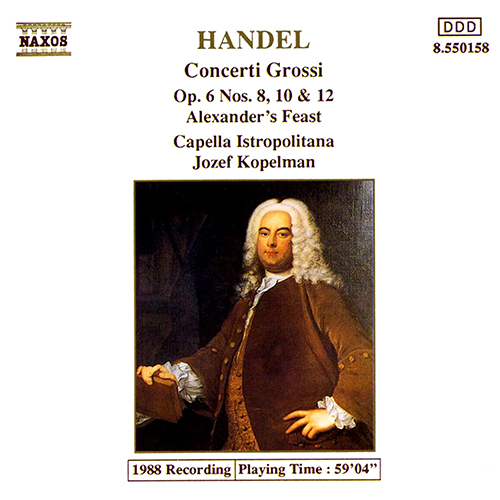 ヘンデル：合奏協奏曲 Op. 6