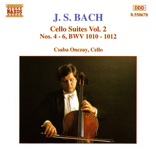J.S. バッハ：無伴奏チェロ組曲第4番 - 第6番 BWV 1010-1012 