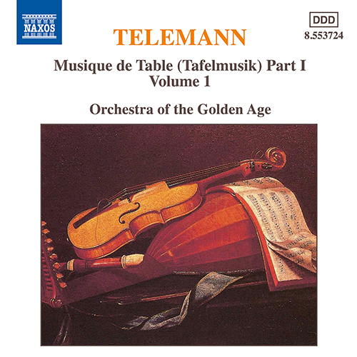 テレマン：ターフェルムジーク（食卓の音楽）第1集（黄金時代の管弦楽