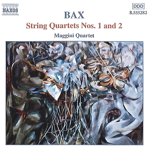 バックス：弦楽四重奏曲第1番、第2番（マッジーニ四重奏団
