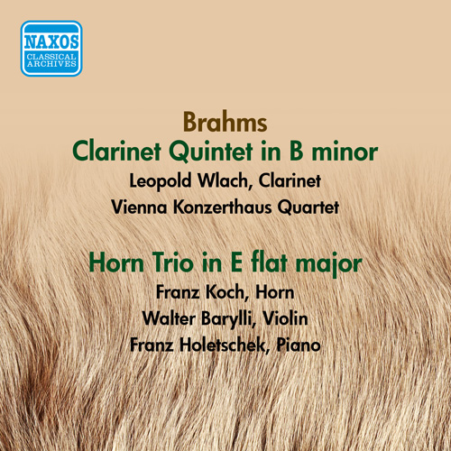 ブラームス：クラリネット五重奏曲／ホルン三重奏曲（ウィーン・コンツェルトハウス四重奏団）（1954