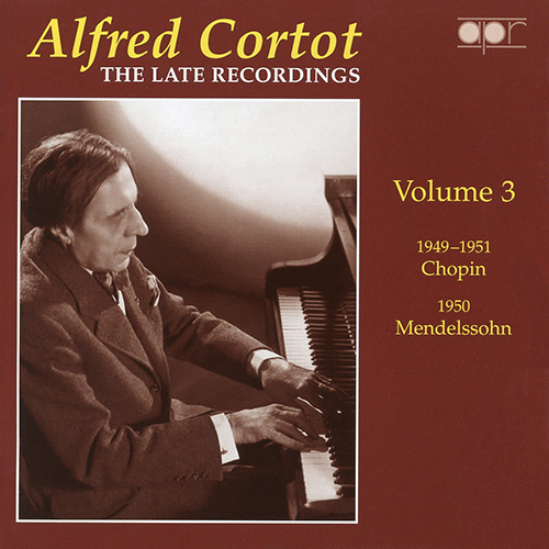 アルフレッド・コルトー - 後期録音集 3 （1949-1951） - APR5573