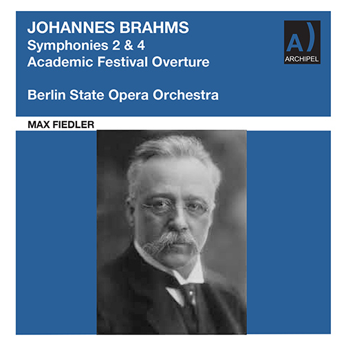 独Polydor　ブラームス「交響曲第４番」　マックス・フィードラー ブラームス：交響曲第2番、第4番／大学祝典序曲（ベルリン国立歌劇場管