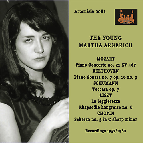 モーツァルト／ベートーヴェン／シューマン／リスト：ピアノ作品集（ヤング・マルタ・アルゲリッチ）（1957