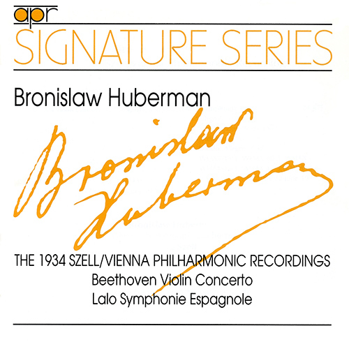 ベートーヴェン：ヴァイオリン協奏曲／ラロ：スペイン交響曲（フーベルマン／ウィーン・フィル／セル）（1934） - Apr5506 - NML  ナクソス・ミュージック・ライブラリー