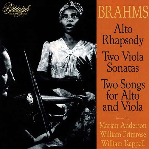 ブラームス：ヴィオラ・ソナタ第1番、第2番／2つの歌 Op. 91 ...