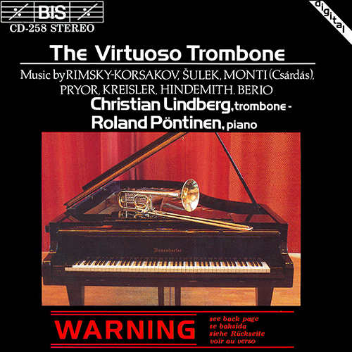 クリスティアン・リンドベルイ - 「ヴィルトゥオーゾ・トロンボーン」 - BIS-CD-258 - NML ナクソス・ミュージック・ライブラリー