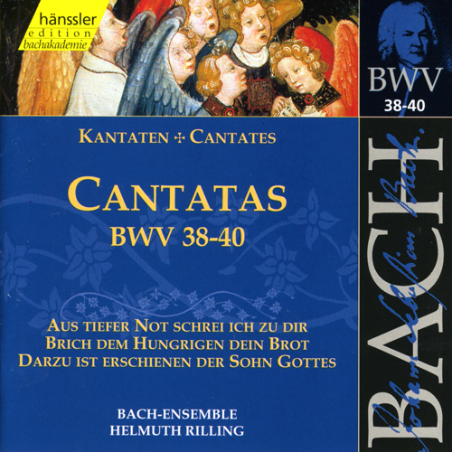 バッハ カンタータ BWV 38 39 40 41 42 43 44 45番 リリング バッハ・コレギウム・シュトゥットガルト 3CD
