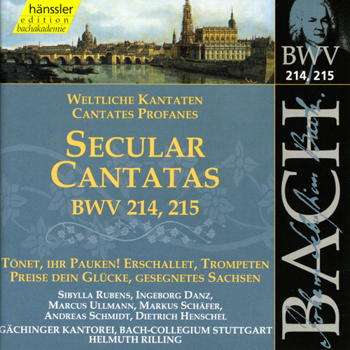 J.S. バッハ：世俗カンタータ集 BWV 214 - 215 （リリング） - CD92