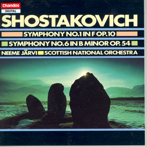 ショスタコーヴィチ：交響曲第1番、第6番（スコティッシュ・ナショナル管／N. ヤルヴィ） - CHAN8411 - NML  ナクソス・ミュージック・ライブラリー