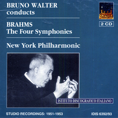 ブラームス：交響曲全集（ニューヨーク・フィル／ワルター）（1951-53） - IDIS6392-93 - NML ナクソス・ミュージック・ライブラリー