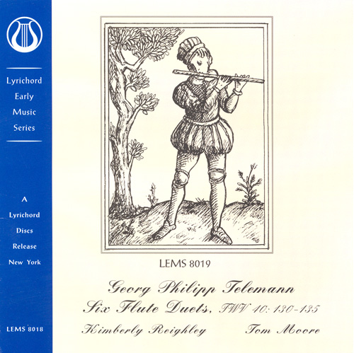 テレマン：2本のフルートのためのソナタ TWV 40:130-135