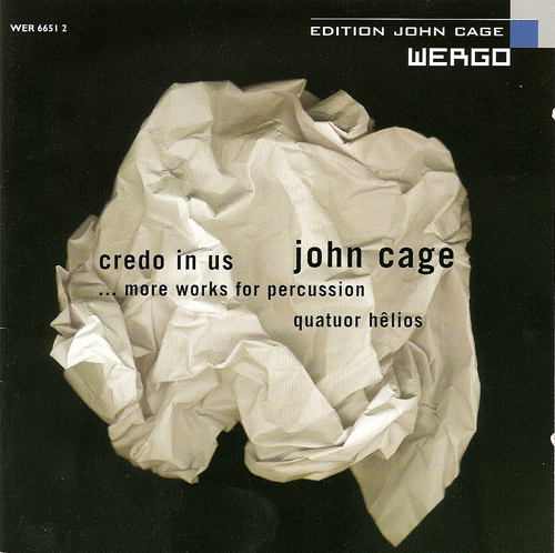 ジョン・ケージ　
3 Original Albums ケージ：クレド・イン・アス／心象風景第1番、第3番／インレッツ