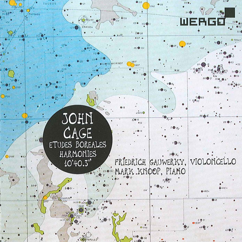 ジョン・ケージ
diary 
WERGO盤 Amazon.co.jp: In a Landscape: ミュージック