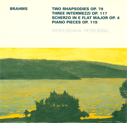 Imagen de apoyo de  BRAHMS, J.: 2 Rhapsodies / 3 Intermezzos / 4 Piano Pieces, Op. 119 / Scherzo, Op. 4 (Rosel, Zechlin)