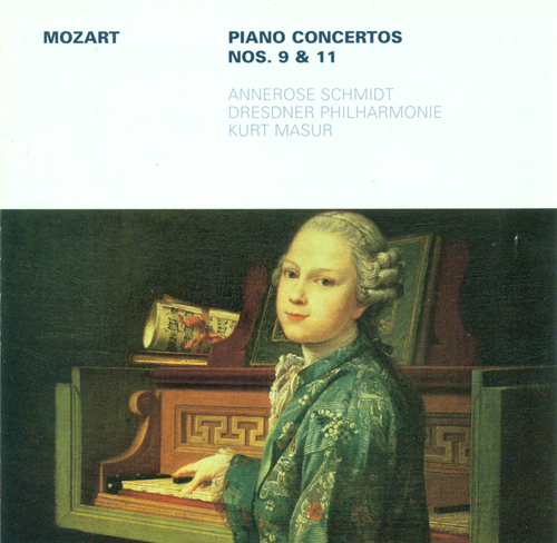 Imagen de apoyo de  MOZART, W.A.: Piano Concertos Nos. 9 and 11 (Schmidt, Dresden Philharmonic, Masur)