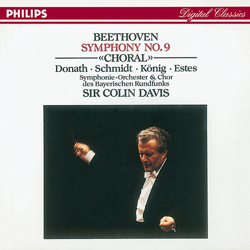 Imagen de apoyo de  BEETHOVEN, L. van: Symphony No. 9, "Choral" (Bavarian Radio Symphony, Colin Davis)