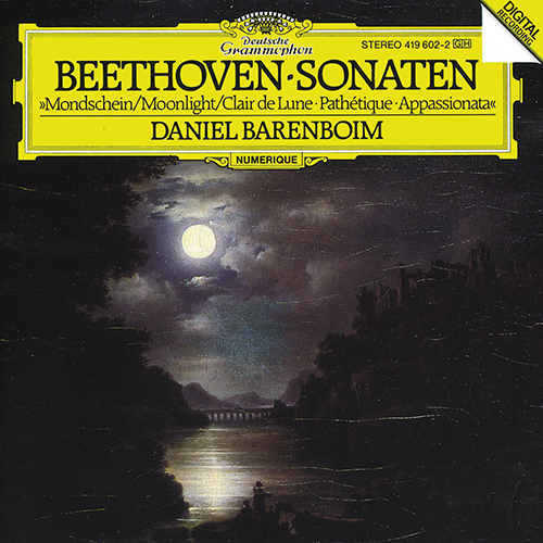 Imagen de apoyo de  BEETHOVEN, L. van: Piano Sonatas Nos. 8, "Pathétique", 14, "Moonlight" and 23, "Appassionata" (Barenboim)