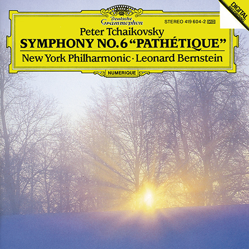 Imagen de apoyo de  TCHAIKOVSKY, P.I.: Symphony No. 6, "Pathétique" (New York Philharmonic, Bernstein)