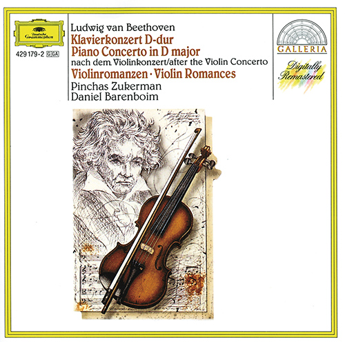 Imagen de apoyo de  BEETHOVEN, L. van: Piano Concerto, Op. 61a / Romances Nos. 1 and 2 (Zukerman, Barenboim)
