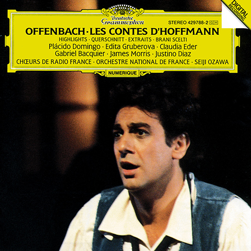Imagen de apoyo de  OFFENBACH, J.: Contes d'Hoffmann (Les) [Operetta] (Highlights) (P. Domingo, Choeurs de Radio France, Orchestre National de France, Seiji Ozawa)