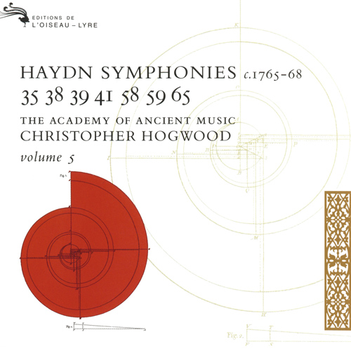 Imagen de apoyo de  HAYDN, J.: Symphonies, Vol. 5 - Nos. 35, 38, 39, 41, 58, 59, 65 (Academy of Ancient Music, Hogwood)