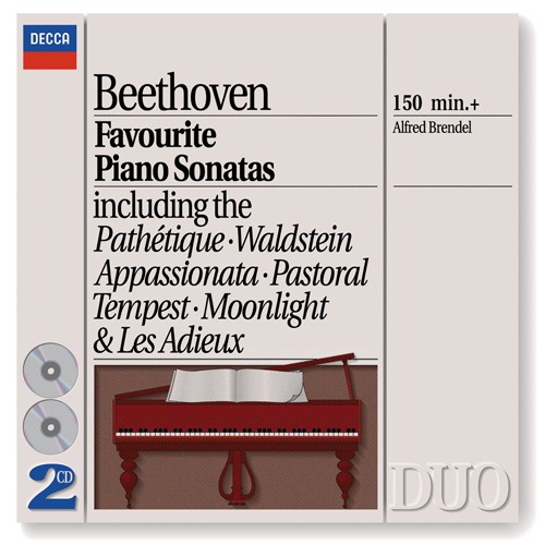 Imagen de apoyo de  BEETHOVEN, L. van: Piano Sonatas Nos. 8, "Pathétique", 14, "Moonlight", 15, "Pastoral", 17,  "Tempest", 21, "Waldstein", 23, "Appassionata" (Brendel)