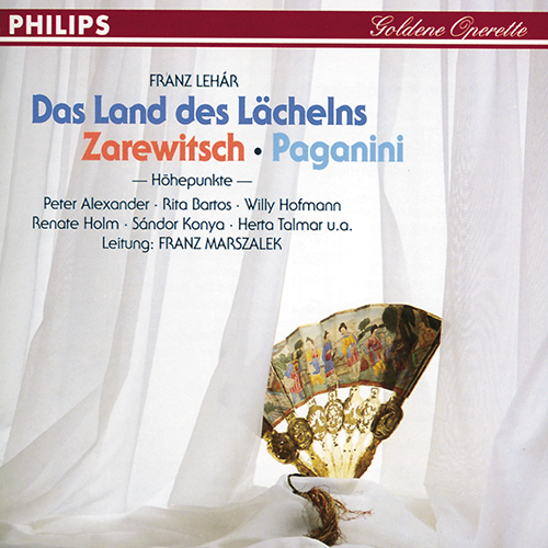 Imagen de apoyo de  LEHÁR, F.: Operetta Excerpts (P. Alexander, Bartos, W. Hofmann, Holm, Konya, Talmar, Marszalek)
