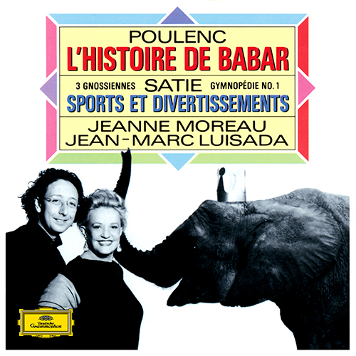 Imagen de apoyo de  POULENC, F.: Histoire de Babar (L') / SATIE, E.: Sports et divertissements / Gymnopédies (Moreau, Luisada)