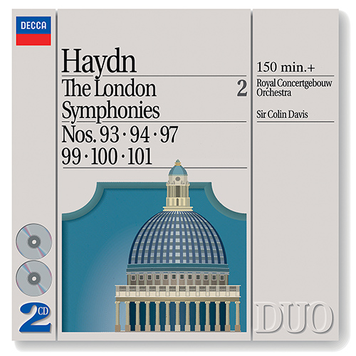 Imagen de apoyo de  HAYDN, J.: Symphonies Nos. 93-94, 97, 99-101, "London Symphonies" (Royal Concertgebouw Orchestra, Colin Davis)