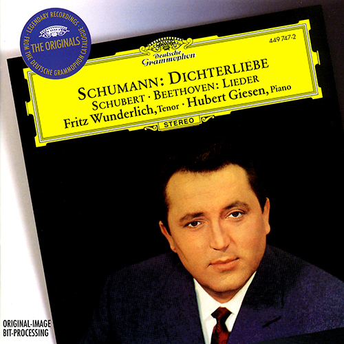 Imagen de apoyo de  Vocal Recital: Wunderlich, Fritz - SCHUMANN, R. / SCHUBERT, F. / BEETHOVEN, L. van