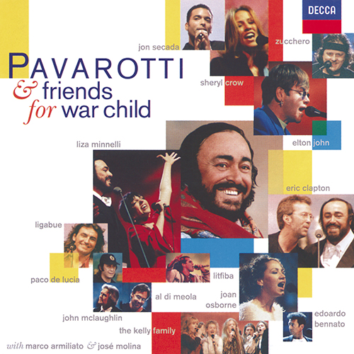Imagen de apoyo de  PAVAROTTI AND FRIENDS FOR WAR CHILD (Pavarotti, S. Crow, E. John, Secada, E. Clapton)