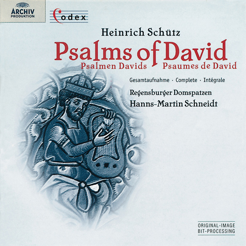 Imagen de apoyo de  SCHÜTZ, H.: Psalmen Davids samt etlichen Moteten und Concerten (Regensburger Domspatzen, Hamburger Bläserkreis für Alte Musik, H.-M. Schneidt)