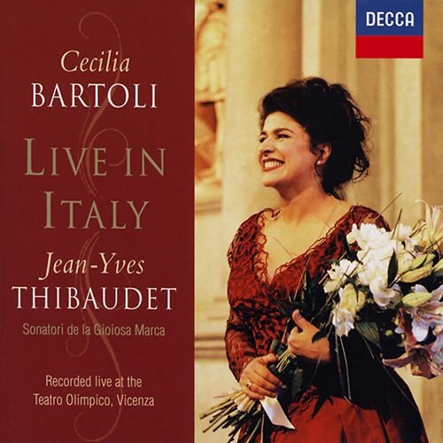 Imagen de apoyo de  Vocal Recital: Bartoli, Cecilia - CACCINI, G. / HANDEL, G.F. / MOZART, W.A. / SCHUBERT, F. / DONIZETTI, G. / ROSSINI, G. (Live in Italy)