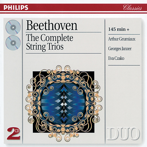Imagen de apoyo de  BEETHOVEN, L. van: String Trios (Complete) (Grumiaux Trio)