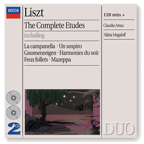 Imagen de apoyo de  LISZT, F.: Etudes (Complete) (Arrau, Magaloff)