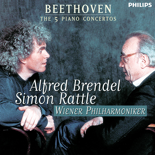 Imagen de apoyo de  BEETHOVEN, L. van: Piano Concertos Nos. 1-5 (Brendel, Vienna Philharmonic, Rattle)