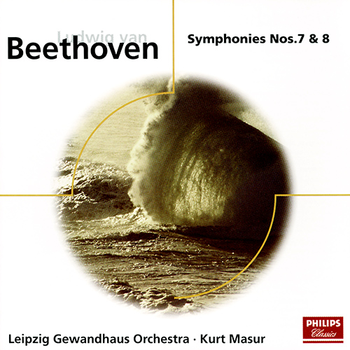 Imagen de apoyo de  BEETHOVEN, L. van: Symphonies Nos. 7 and 8 (Leipzig Gewandhaus Orchestra, Masur)