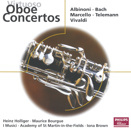 Imagen de apoyo de  Oboe Concertos - ALBINONI, T.G. / BACH, J.S. / MARCELLO, A. (H. Holliger, I Musici, Academy of St. Martin in the Fields Orchestra, I. Brown)