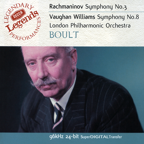 Imagen de apoyo de  RACHMANINOV, S.: Symphony No. 3 / VAUGHAN WILLIAMS, R.: Symphony No. 8 (London Philharmonic, Boult)
