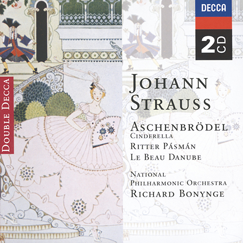 Imagen de apoyo de  STRAUSS II, J.: Aschenbrödel [Ballet] / Ritter Pásmán / The Beautiful Blue Danube (National Philharmonic, Bonynge)