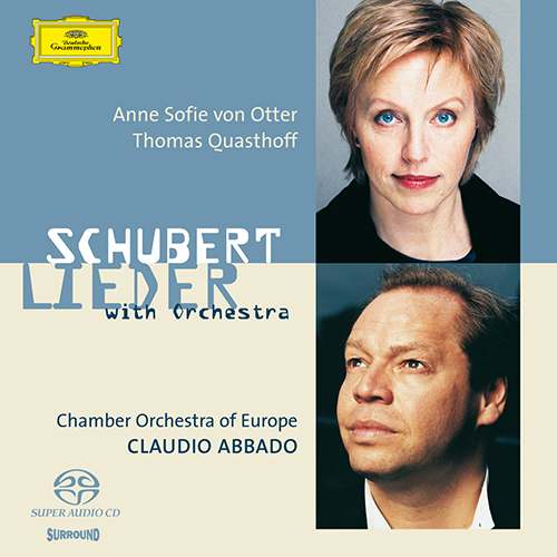 Imagen de apoyo de  SCHUBERT, F.: Lieder Arrangements for Voice and Orchestra (Otter, Quasthoff, Chamber Orchestra of Europe, Abbado)