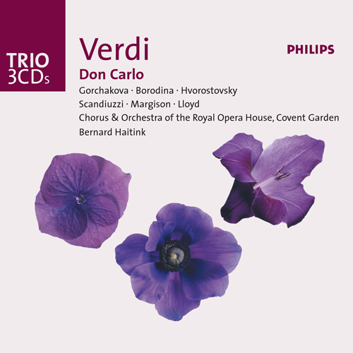 Imagen de apoyo de  VERDI, G.: Don Carlo [Opera] (Gorchakova, Borodina, Hvorostovsky, Scandiuzzi, Margison, R. Lloyd, Haitink)
