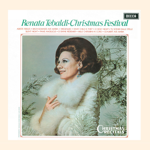Imagen de apoyo de  Vocal Recital (Soprano): Tebaldi, Renata - GOUNOD, C.-F. / SCHUBERT, F. / GRUBER, F.X. / MELICHAR, A. (Christmas Festival)